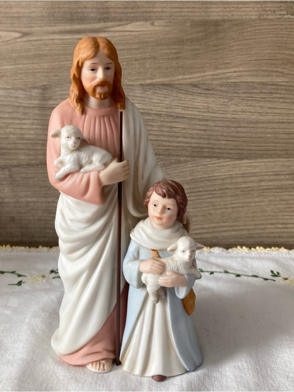 Homco 1993 The Good Shepherd Jesus Figurine Greatest Stories Ever Told